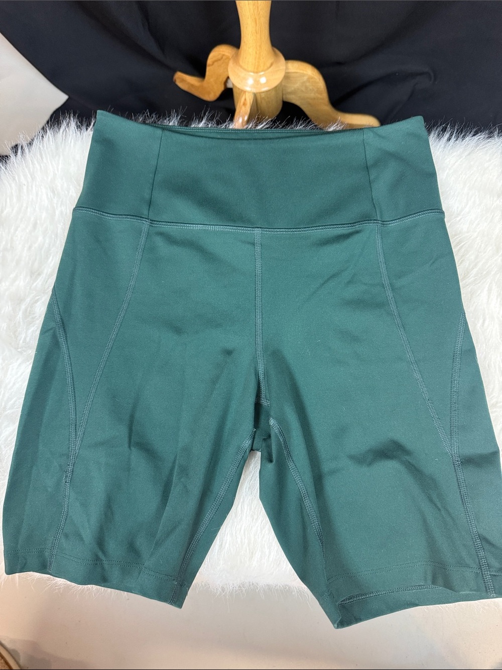 Girlfriend Collective High-Waist Green Women's Bike Shorts